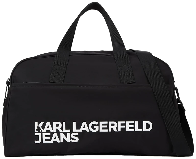 Karl Lagerfeld Jeans, Women's, Nylon Gymbag, Black, One Size