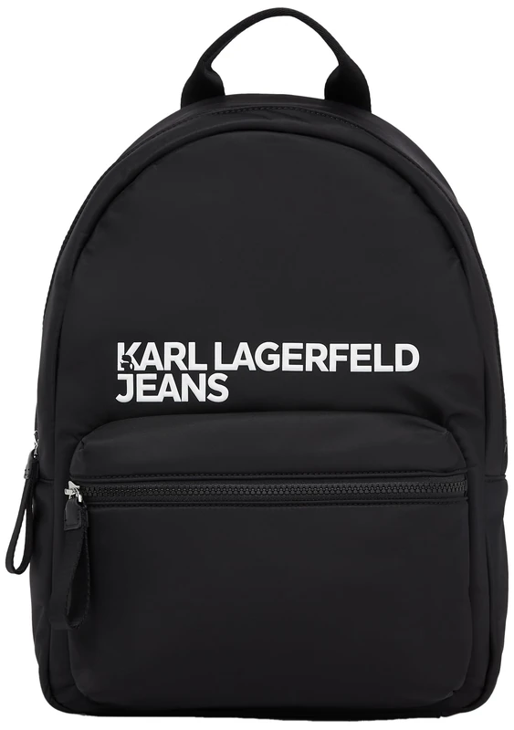 KARL LAGERFELD JEANS, Women's, Essential Nylon Backpack, Black, One size