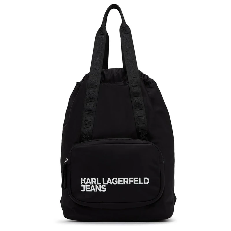 KARL LAGERFELD JEANS, Women's, Essential Nylon Sporty Tote, Black, One size