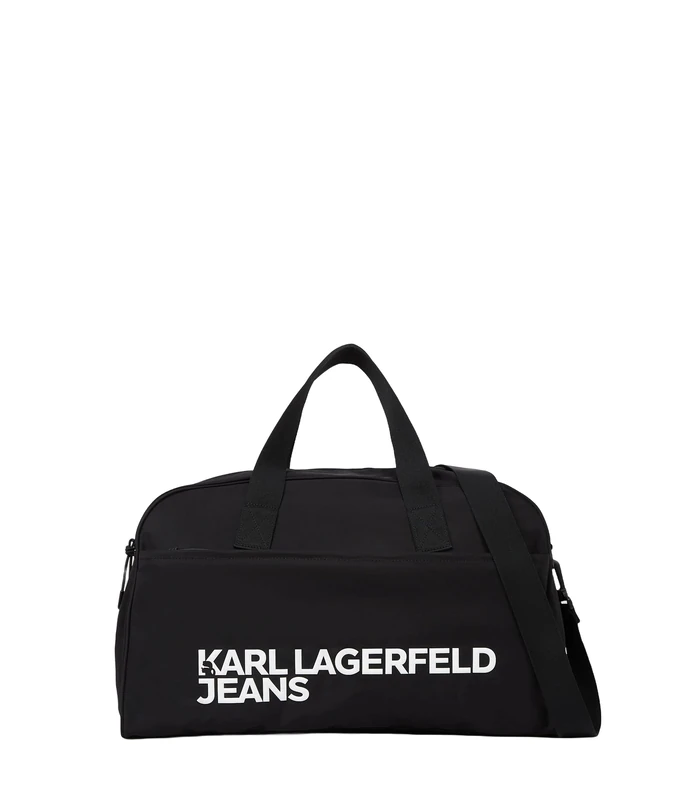 Karl Lagerfeld Jeans, Men's, Nylon Gymbag, Black, One Size