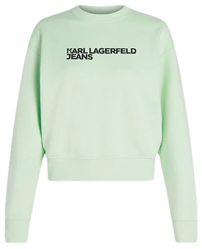 KARL LAGERFELD JEANS, Women's, Essential Logo Sweat, Regular Fit, Blue, XS