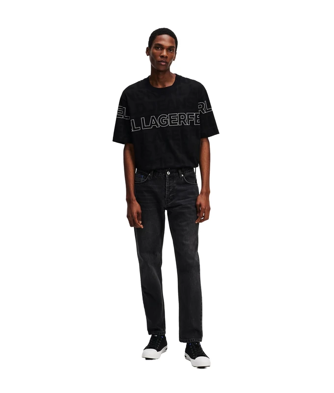 KARL LAGERFELD JEANS, Men's, Tapered Denim, Tapered Leg, Grey, 3330