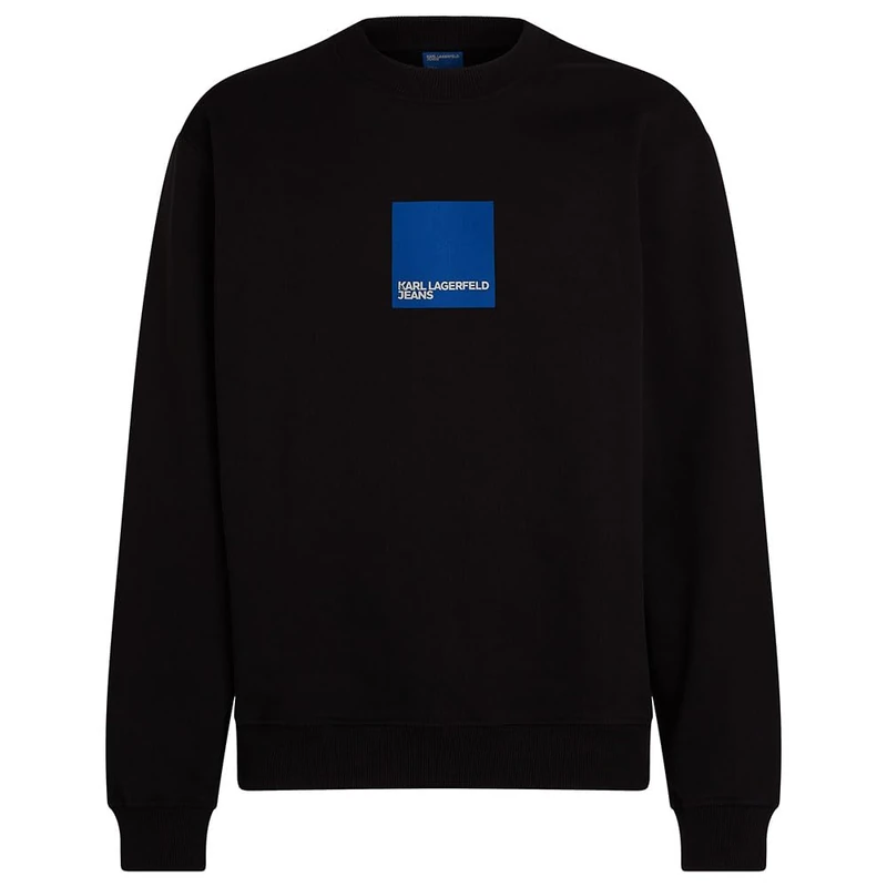 KARL LAGERFELD JEANS Men Regular Box Logo Sweatshirt Black S