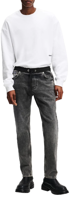 KARL LAGERFELD JEANS, Men's, Tapered Denim, Tapered Leg, Grey, 3234