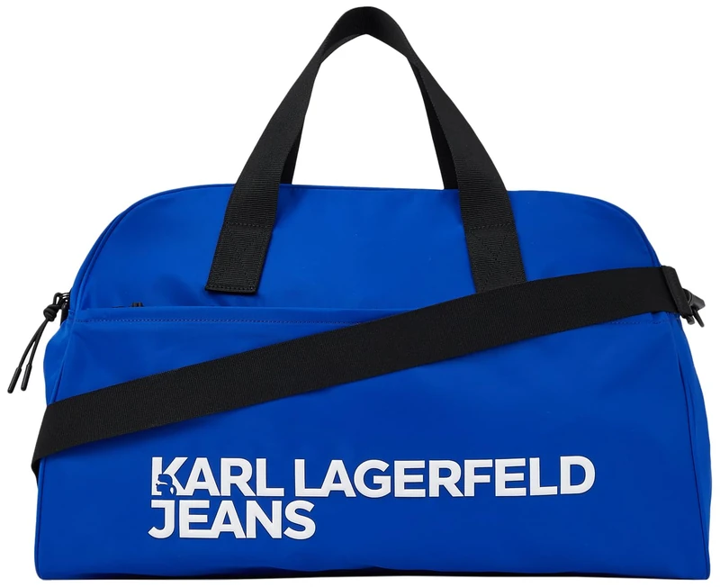 Karl Lagerfeld Jeans, Women's, Nylon Gymbag, Blue, One Size