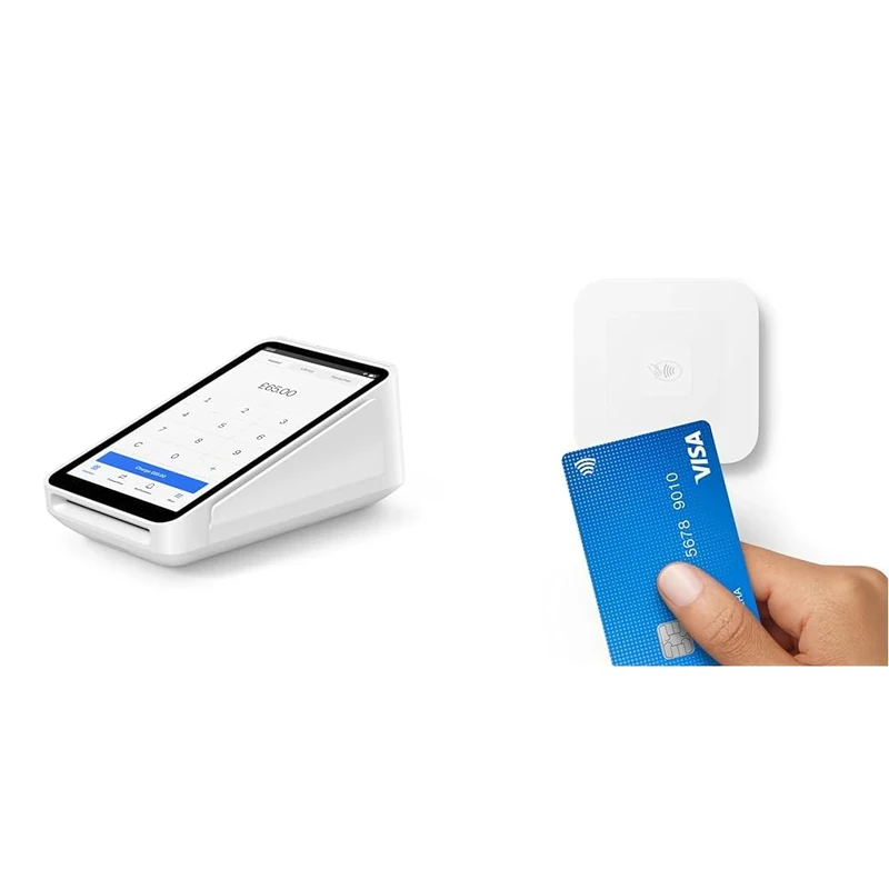 Square Terminal - Card reader for accepting Contactless, Chip & PIN, Debit Cards, and Credit Cards & bluetooth Contactless Card Reader (2nd generation) – Take contactless