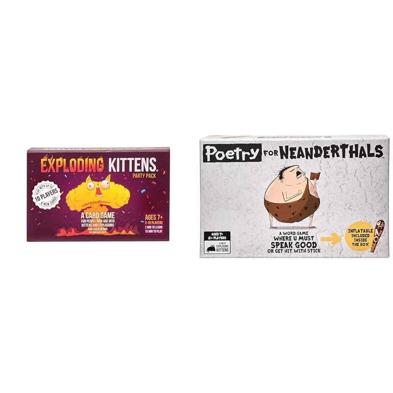 Exploding Kittens Party Pack - Card Game for Adults and Kids
