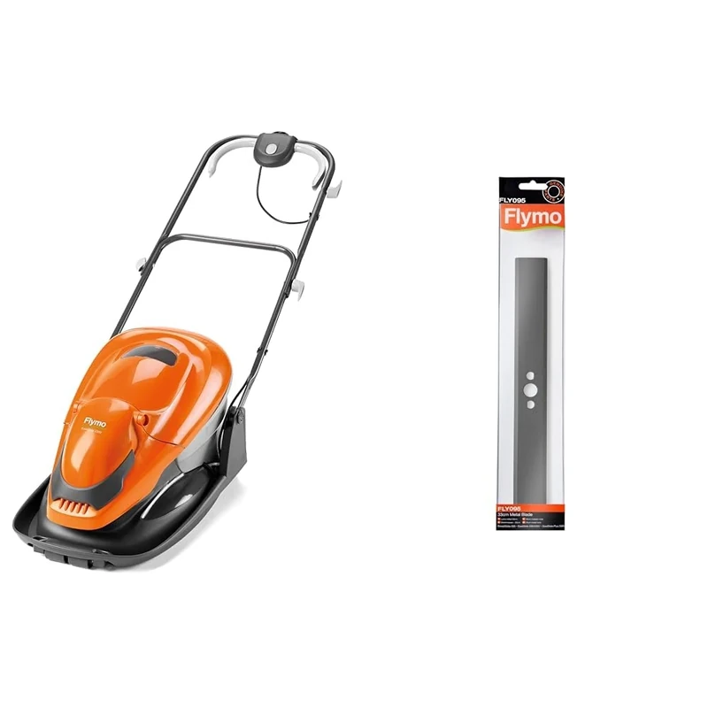 Flymo EasiGlide 330 V Hover Collect Lawn Mower - 1700 W Motor, 33 cm Cutting Width & FLY095 Metal Blade 33cm for SimpliGlide 330, EasiGlide 330/330V, EasiGlide Plus 330V - 529370790