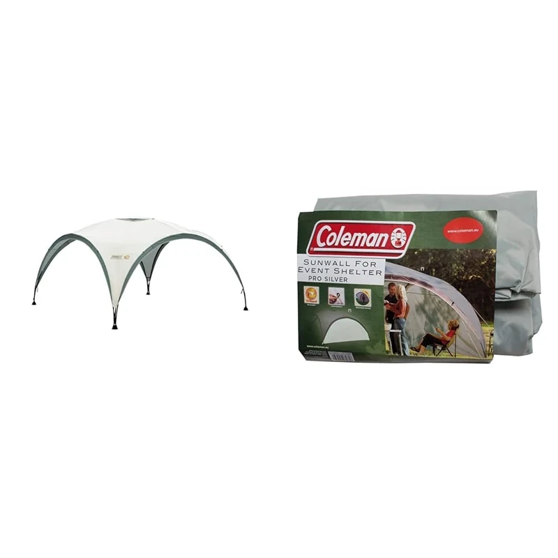 Coleman Gazebo with Sturdy Steel Poles - Large Event Tent & Sunwall for Garden & Camping