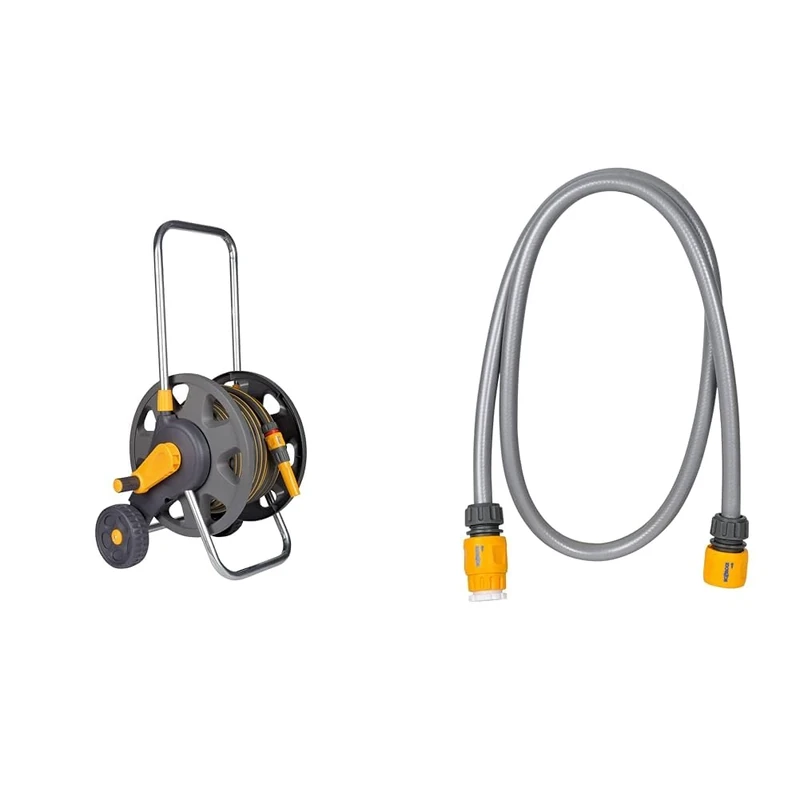 Hozelock Ltd 25m Ultramax Coil on 45m cart with universal connection kit