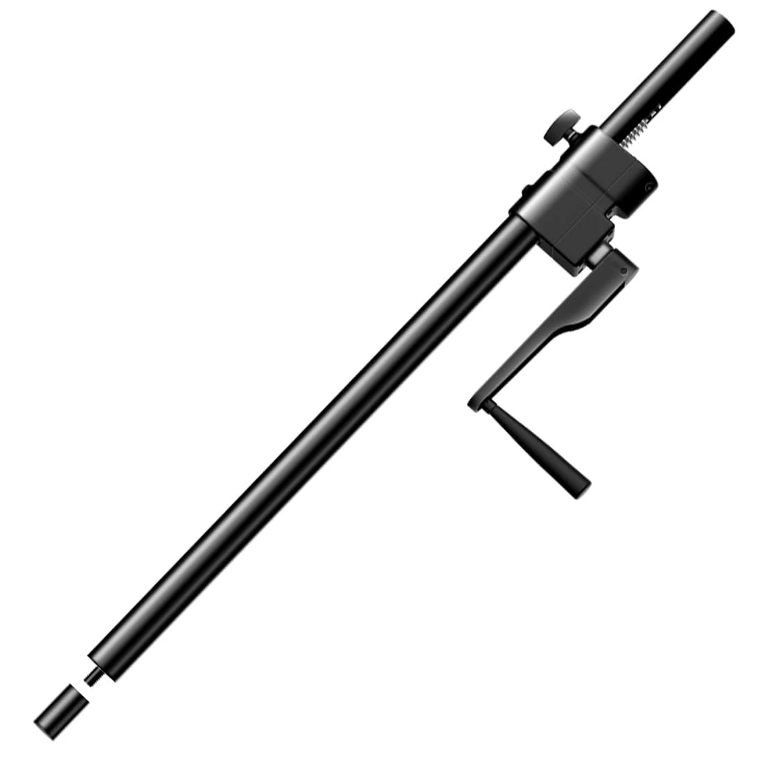 2 in 1 Speaker Pole Mount for Subwoofer Crank-Up Speaker Pole Heavy-Duty Adjustable 29.5-46 Inch Subwoofer Pole Fits M20 and 35 MM Speaker