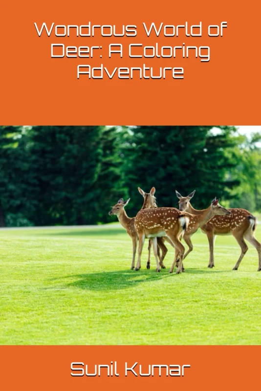 Wondrous World of Deer: A Coloring Adventure