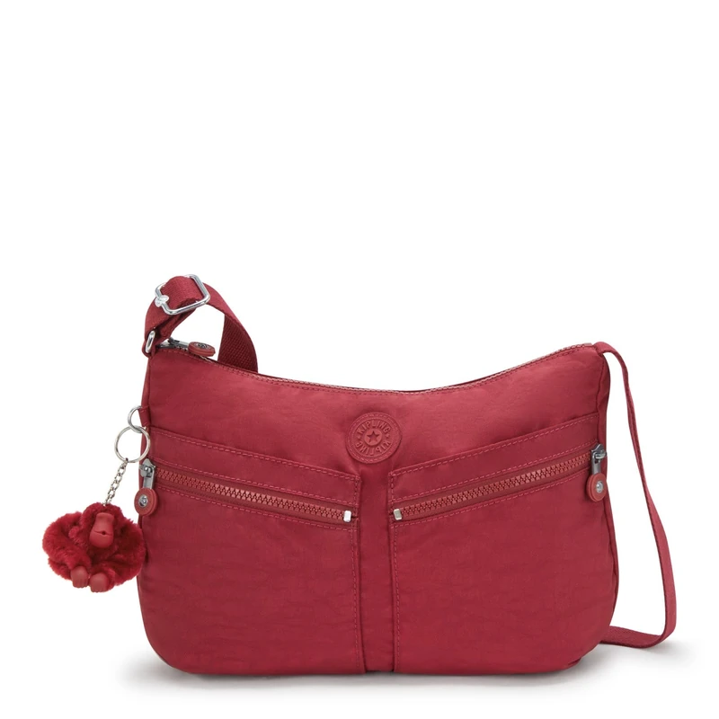 Kipling IZELLAH, Medium crossbody, 12 x 80 x 38 cm, Funky Red (RED)