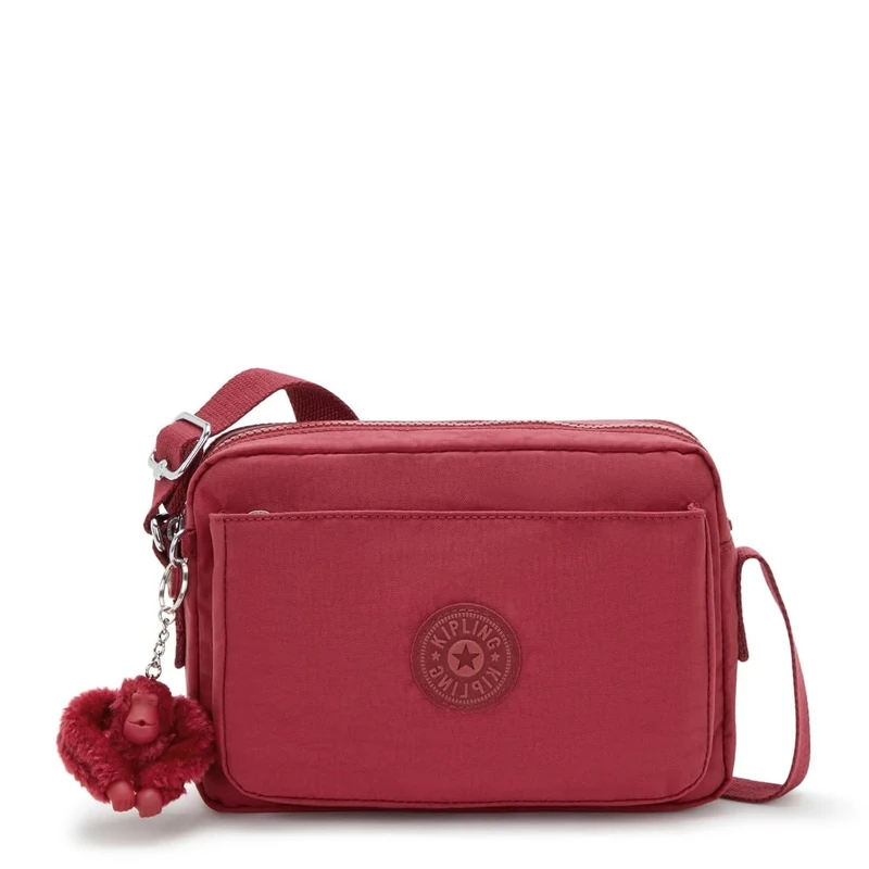 KIPLING ABANU M, Medium Crossbody, 9 x 80 x 38 cm, Funky Red (RED)