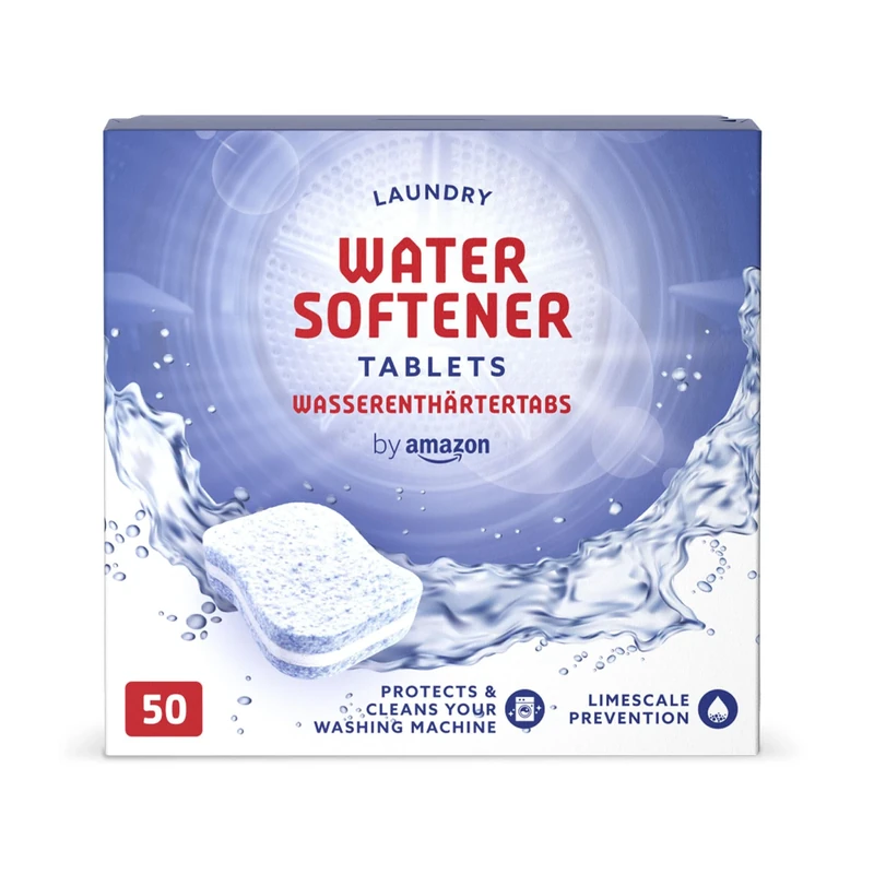 by Amazon Laundry Water Softener, 50 tablets