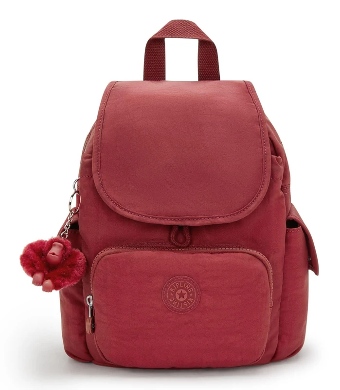 Kipling City Pack Mini, Small Backpack, 14 x 80 x 38 cm, Funky Red (RED)