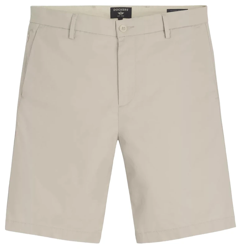 Dockers Mens Smart Supreme Flex Modern Chino Shorts, Sahara Khaki, 32W UK