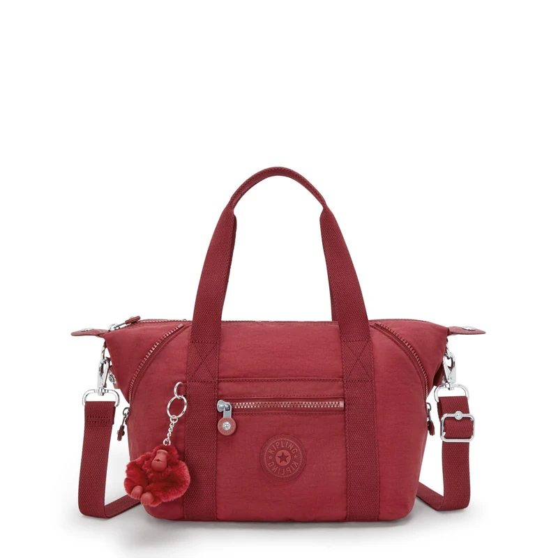 Kipling Art Mini, Small Handbag (with Removable shoulderstrap), 18.5 x 80 x 38 cm, Funky Red (RED)