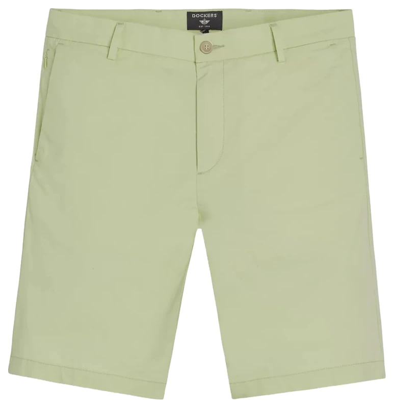Dockers Men's Smart Supreme Flex Modern Chino Shorts, Seedling, 31 Slim