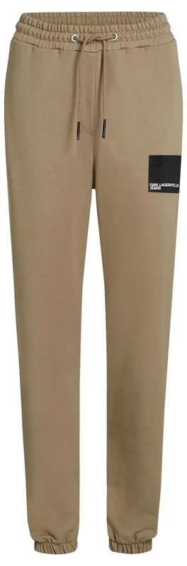 KARL LAGERFELD JEANS, Women's, Box Logo Sweatpant, Regular Fit, Beige, XL