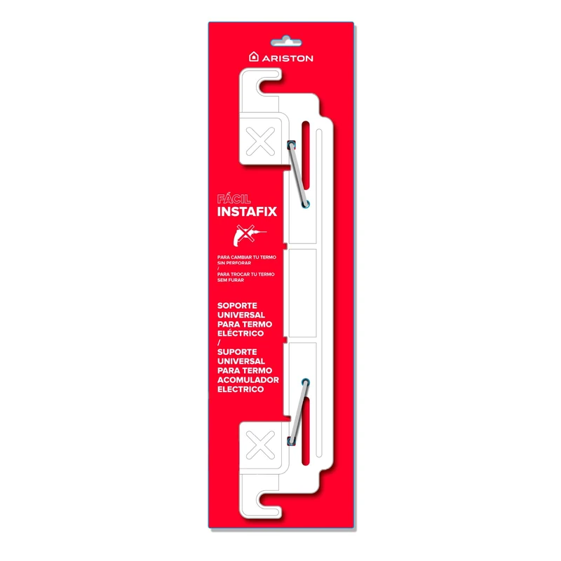 Ariston - Instafix, Universal Electric Thermo Holder, Mounting Accessory and DIY Tools for Electric Water Heater Installation, Made for Installation in Spain, 48x0.3x7cm