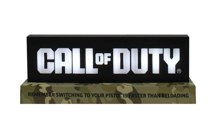 Neamedia The Character Company Call of Duty Logo Light, Official Licence, LED Living Room or Office Lamp, Compatible with Mobile, XBox, PS5 and PC, Gift Idea