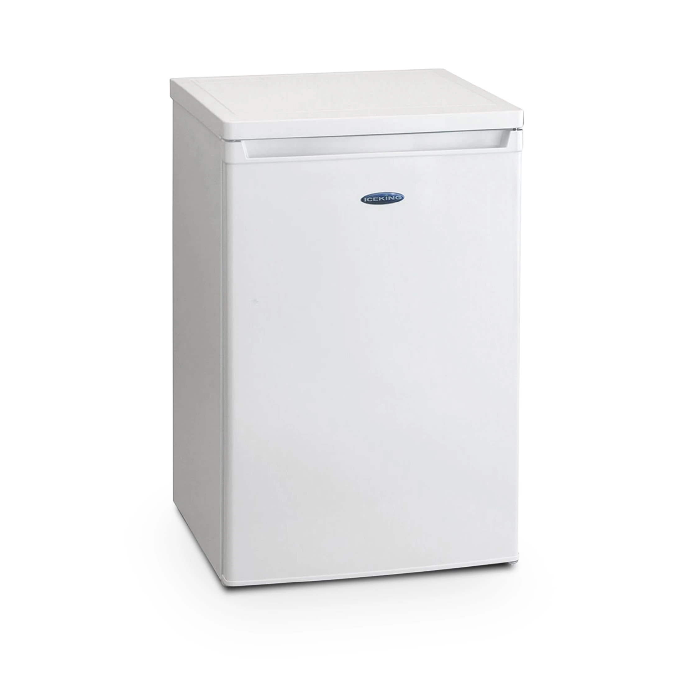 ICEKING RHZ552EW Freestanding Undercounter Freezer, 91L Capacity, White, 4 Star Freezing, Adjustable Thermostat, Energy Efficient, Quiet Operation – Ideal for Kitchen or Utility Room