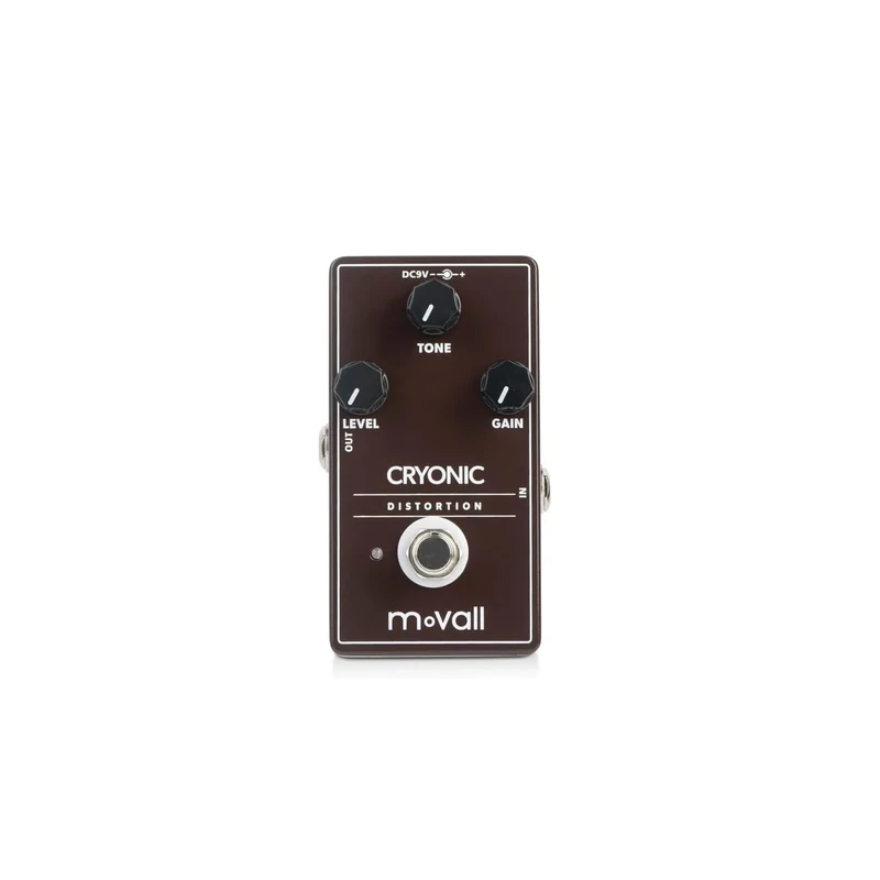 Movall MP-107 Cryonic Distortion Guitar Pedal - High Gain, Compact, True Bypass