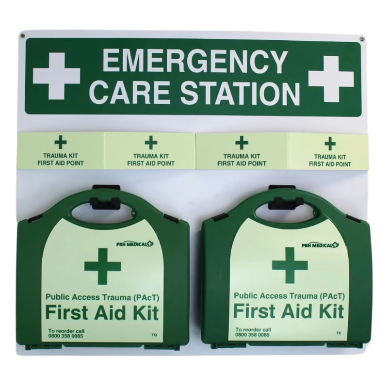 PBH Medical Double Trauma Kit First Aid Point – Hard Case Pact Kit – 2 x Tourniquets