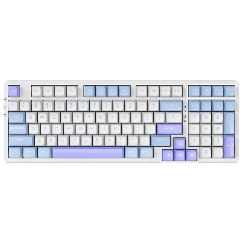 VGN V98Pro V2 Gaming Tastatur, Blueberry Ice Cream - Sea Salt (US)