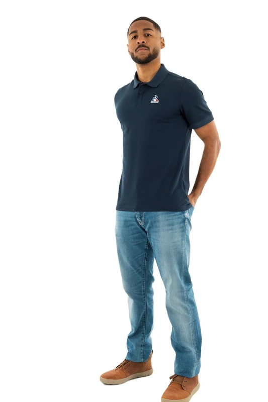 Le Coq Sportif ESS Polo SS N°1 M, Blue, S - Image 1