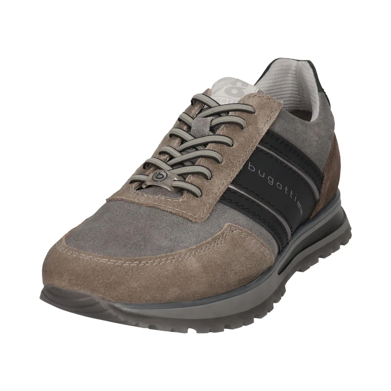 bugatti Men's Business Shoes, Men's Lace-Up, Dark Grey Taupe 1114, 6 UK