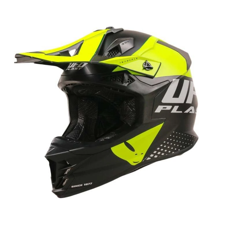 UFO PLAST Intrepid Helmet Black/Yellow M