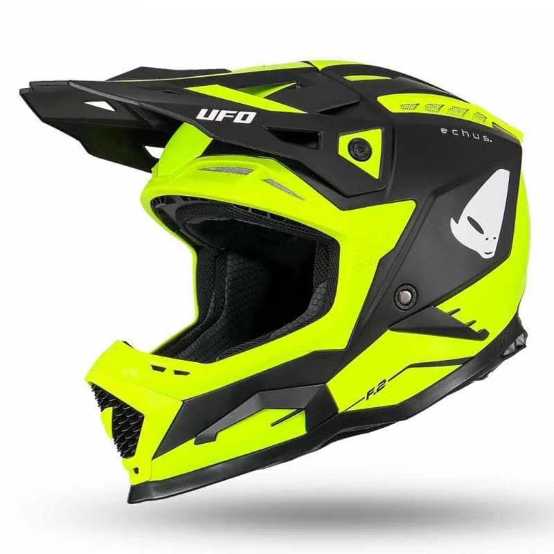 UFO PLAST Echus Helmet Yellow/Black XXL