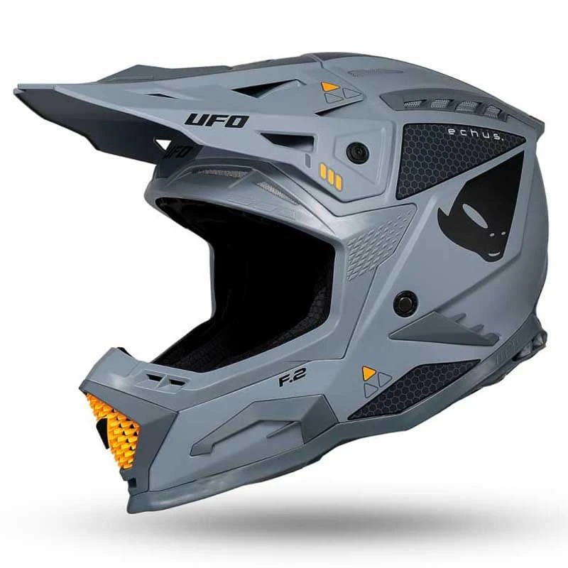 UFO PLAST Echus Helmet Grey/Orange M