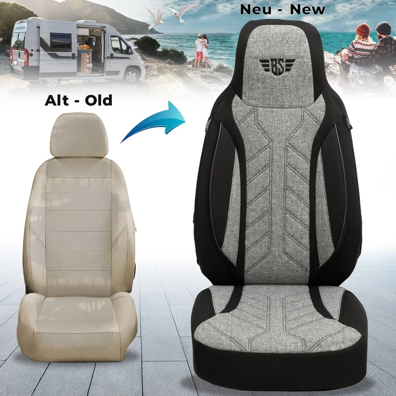 BREMER SITZBEZÜGE Motorhome Seat Covers for Pilote Pacific PLKT201