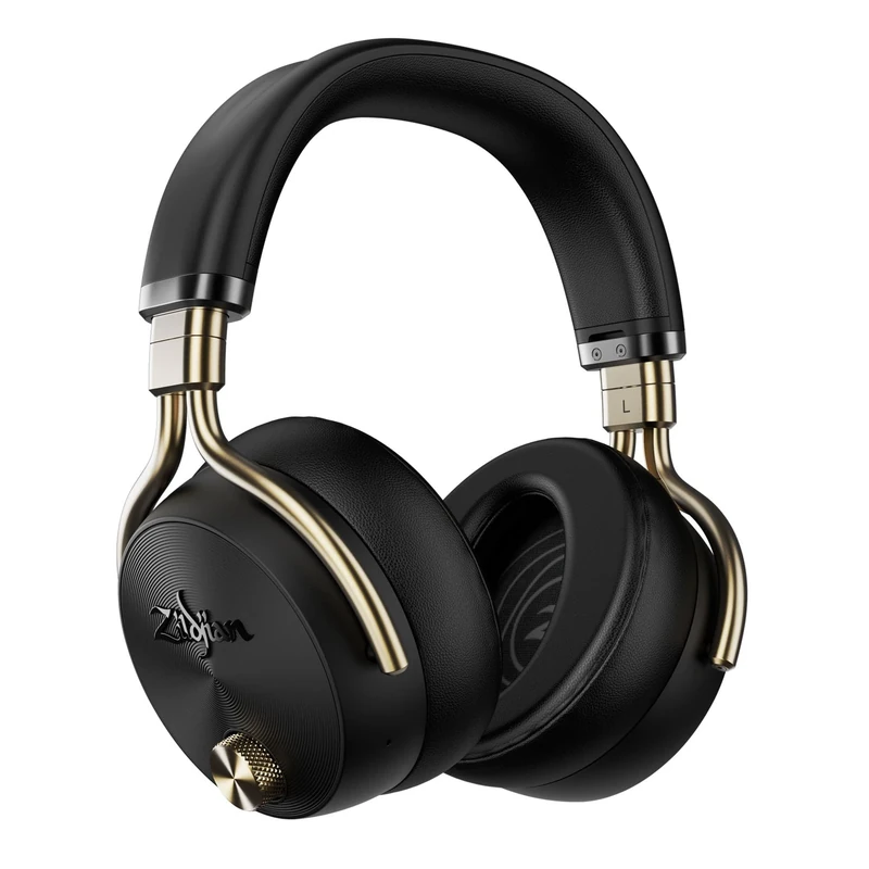 Zildjian ALCHEM-E Perfect Tune Over Ear Headphones, Wireless Headphones, Active Noise Cancelling with Mic, Up to 45 Hours Battery Life, Black