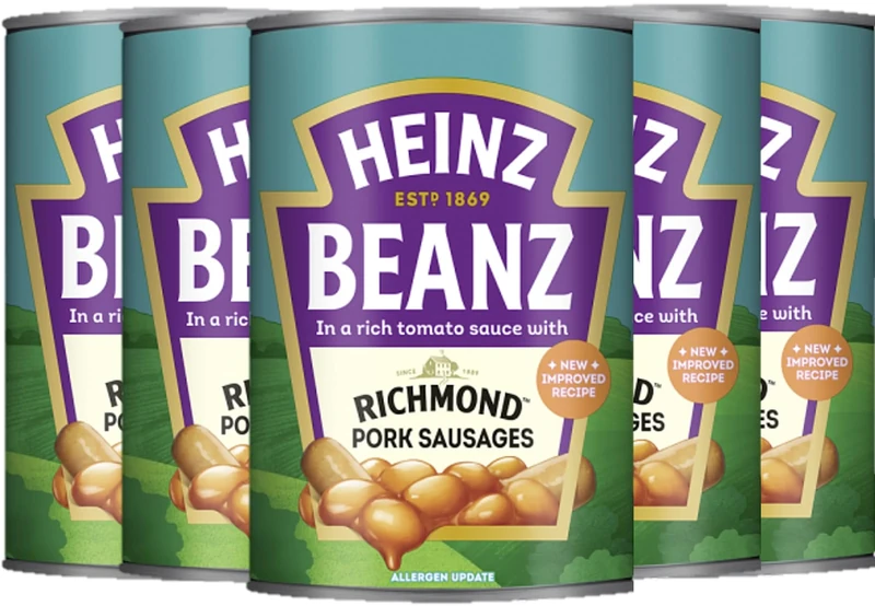 Heinz Baked Beans & Richmond Pork Sausages 6 x 415G