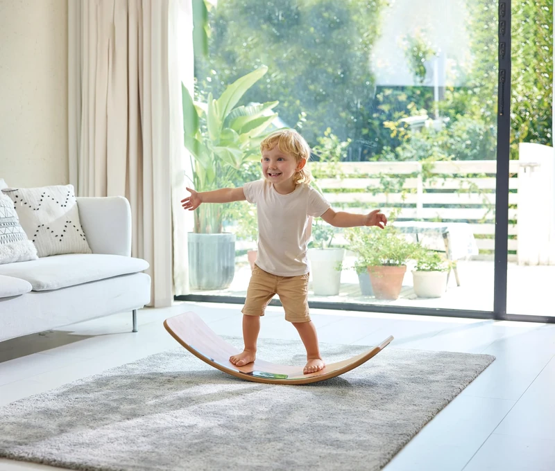 Hape Intelligent Balance Board – 3 Game Modes, Non-Slip, Safe Design for 24M+ – Develops Balance & Coordination