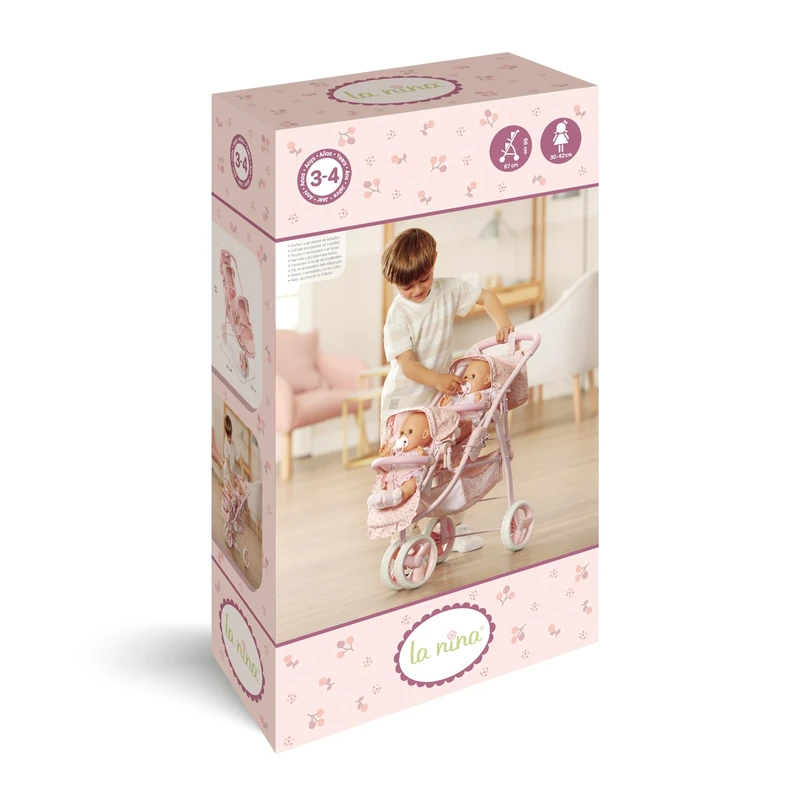 Diset Twin Stroller Olivia, from 4 years old