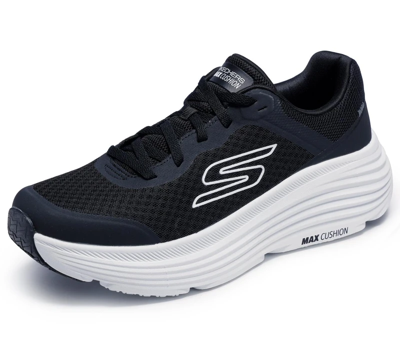 Skechers Men's Max Cushioning Endeavour Sneaker, Black/Black, 10.5 UK X-Wide