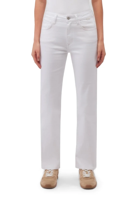 Mavi Women's Kendra Jeans, White, 28W x 30L