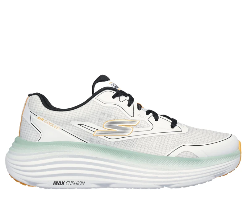 Skechers Men's Max Cushioning Endeavour-Space Angle Sneaker, White/Multi, 10