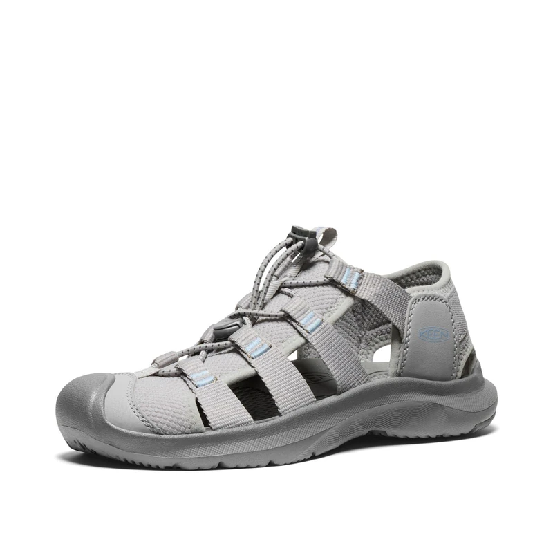 KEEN Women's Seanik H2 Durable Lightweight Comfortable Hybrid Water Sandals, Alloy/Skyway, 7