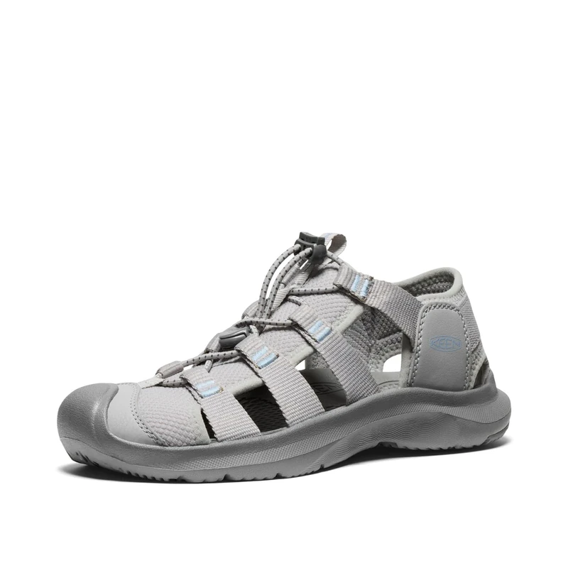 KEEN Women's Seanik H2 Durable Lightweight Comfortable Hybrid Water Sandals, Alloy/Skyway, 6.5