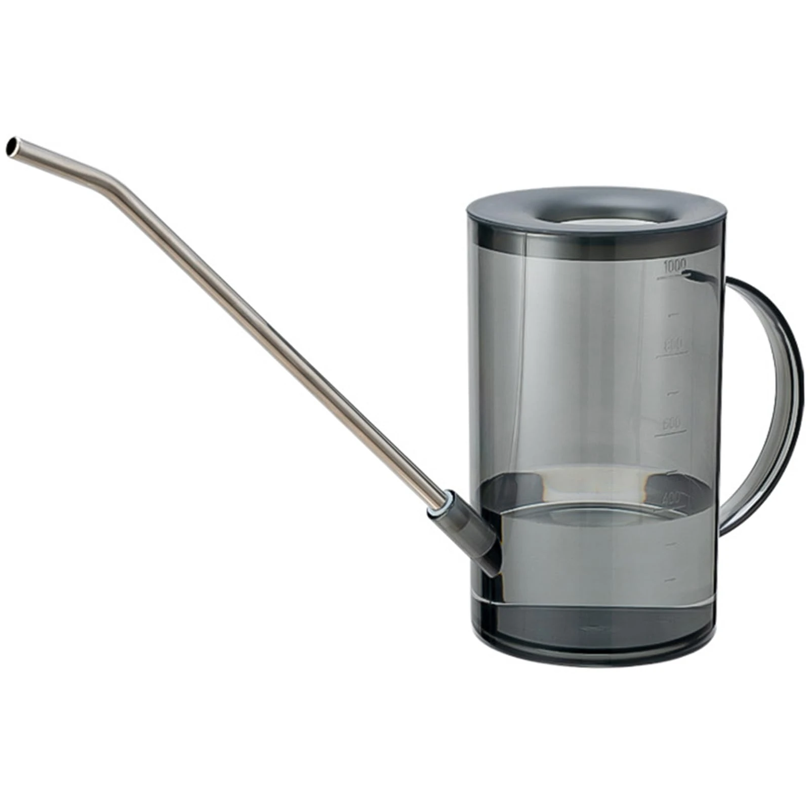 Lizbin Watering Can for Indoor Plants with Long Spout, Plant Watering Can, Small Watering Cans, Indoor Watering Cans for House Plants, Flowers, Succulents 1L/34oz (Grey)