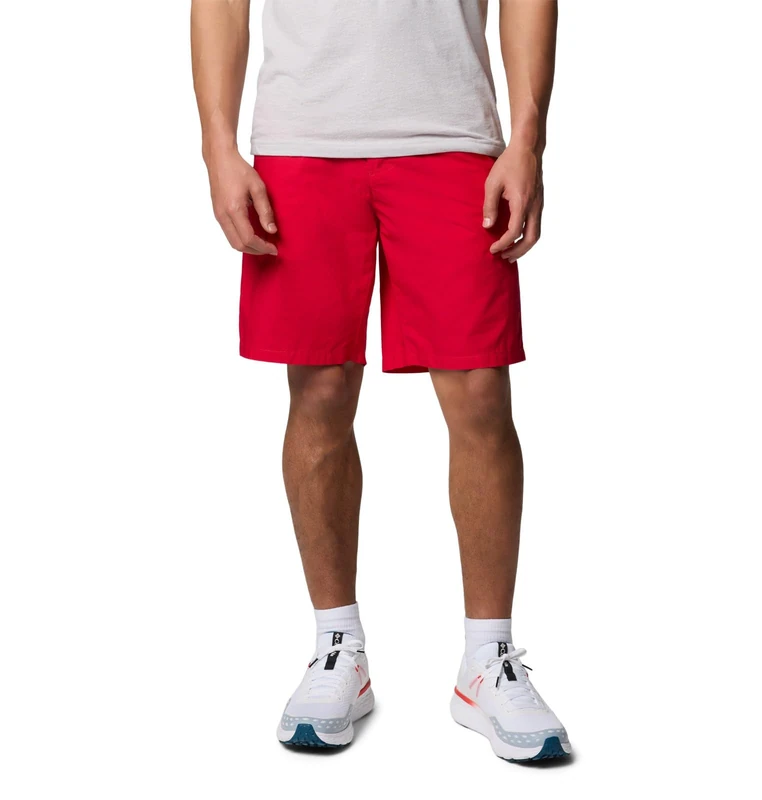 Columbia Men's Washed Out Short, Mountain Red, 34 8