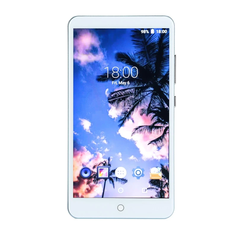 HiFi MP4 Player with Bluetooth & WiFi, Digital Music Player for Android, 5 Inch Full Screen, Built In 128GB Memory Card, Bluetooth 5.0 and Music Playback FM Radio Book Alarm - Image 1
