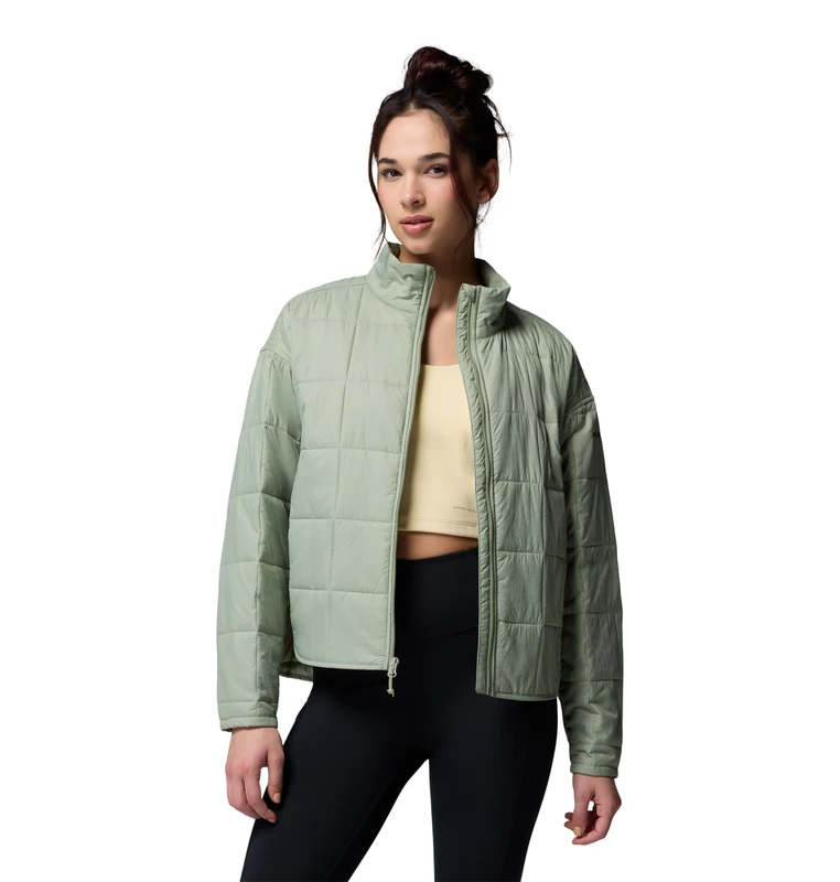 Columbia Women's Sienna Hill Quilted Jacket, Winter Jacket, Safari, Large