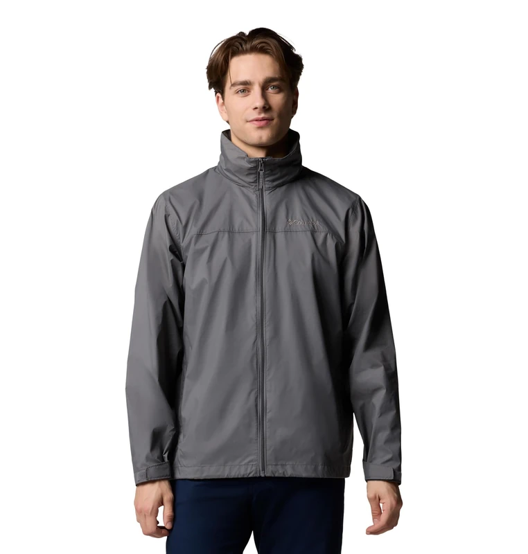 Columbia Men's Glennaker Lake Ii Rain Jacket, City Grey, XL